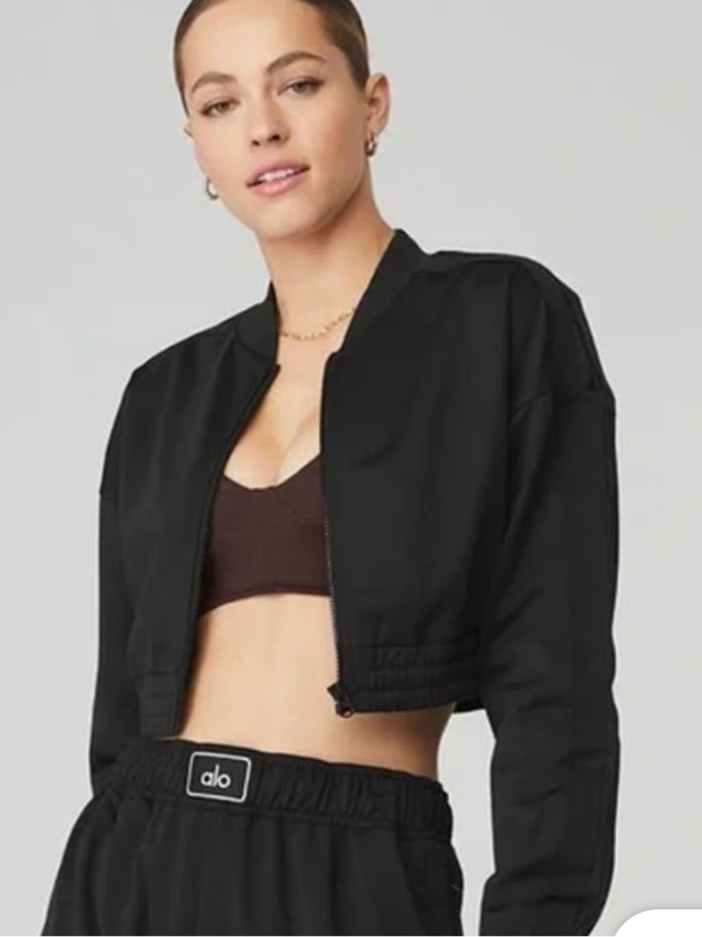 Like new vintage prize winner Alo yoga cropped jacket